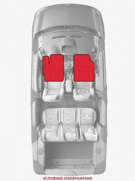 ЭВА коврики «Queen Lux» передние для Lincoln Zephyr V-12