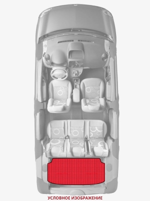 ЭВА коврики «Queen Lux» багажник для Mercedes M-class